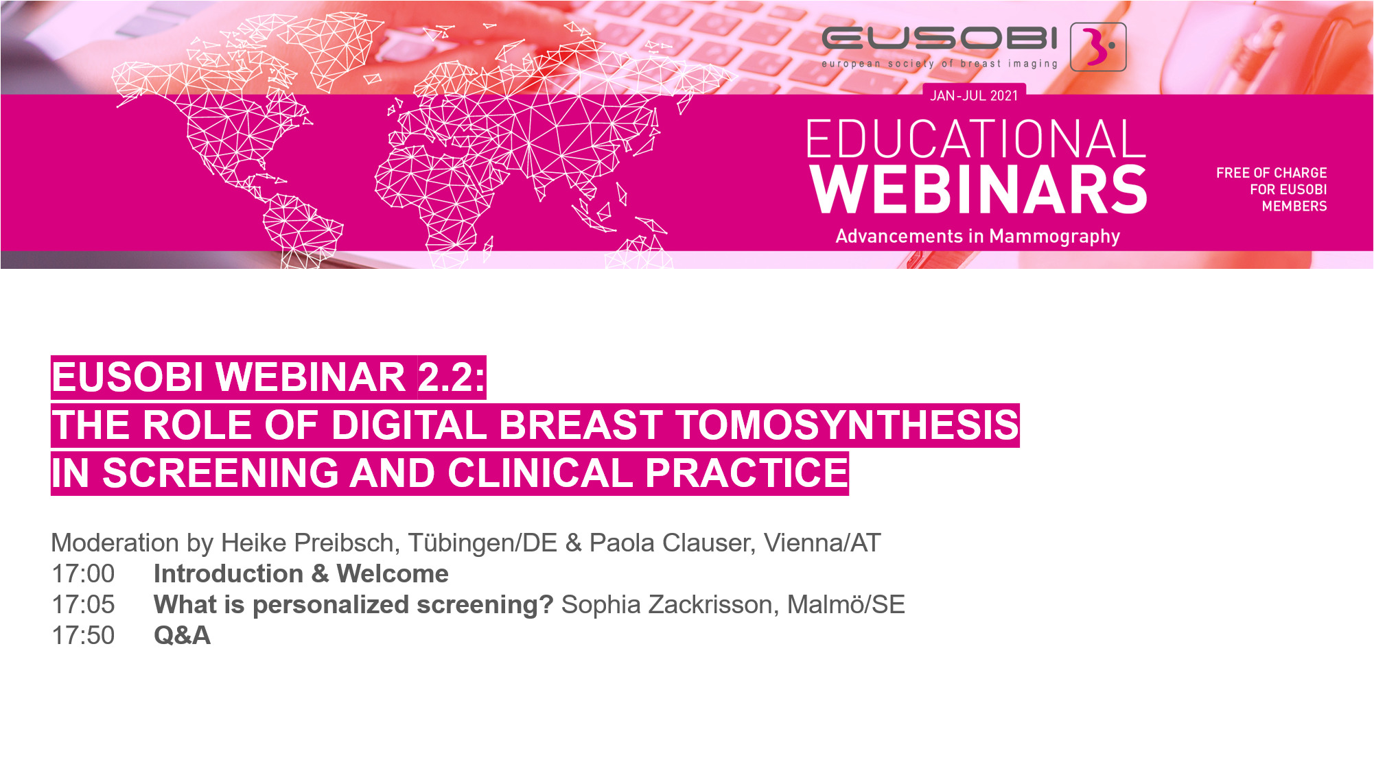 2.2 / The role of Digital Breast Tomosynthesis in screening and clinical practice