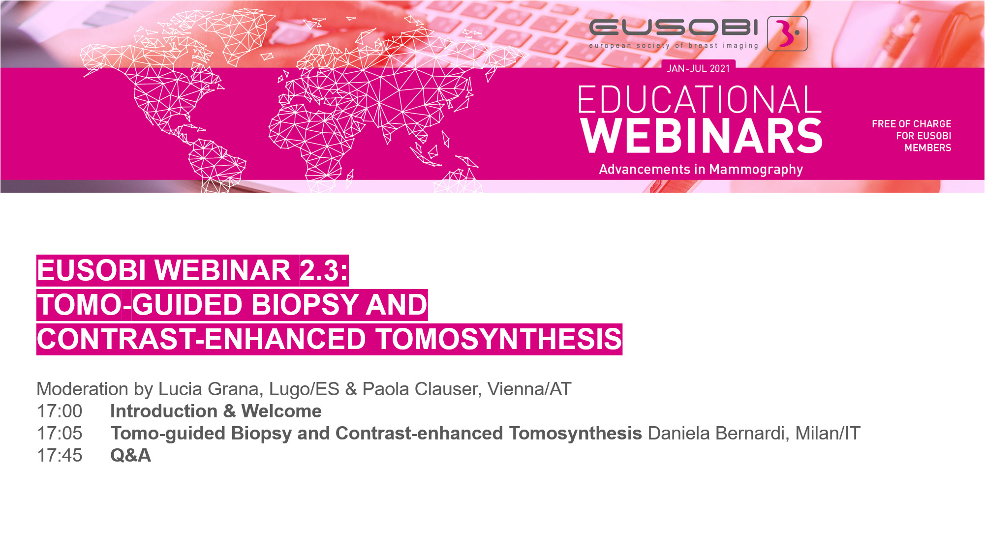 2.3 / Tomo-guided biopsy and Contrast-enhanced Tomosynthesis