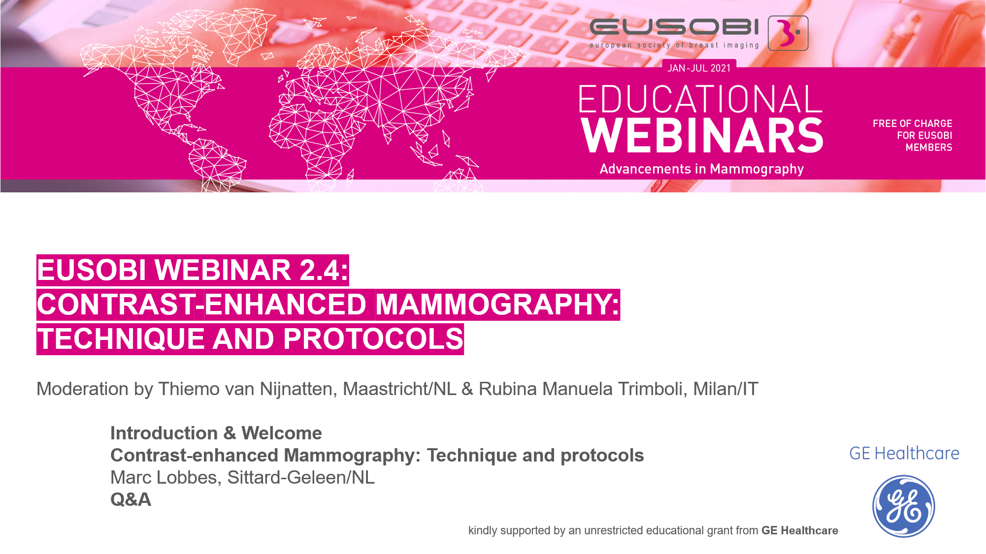 2.4 / Contrast-enhanced Mammography: Technique and protocols