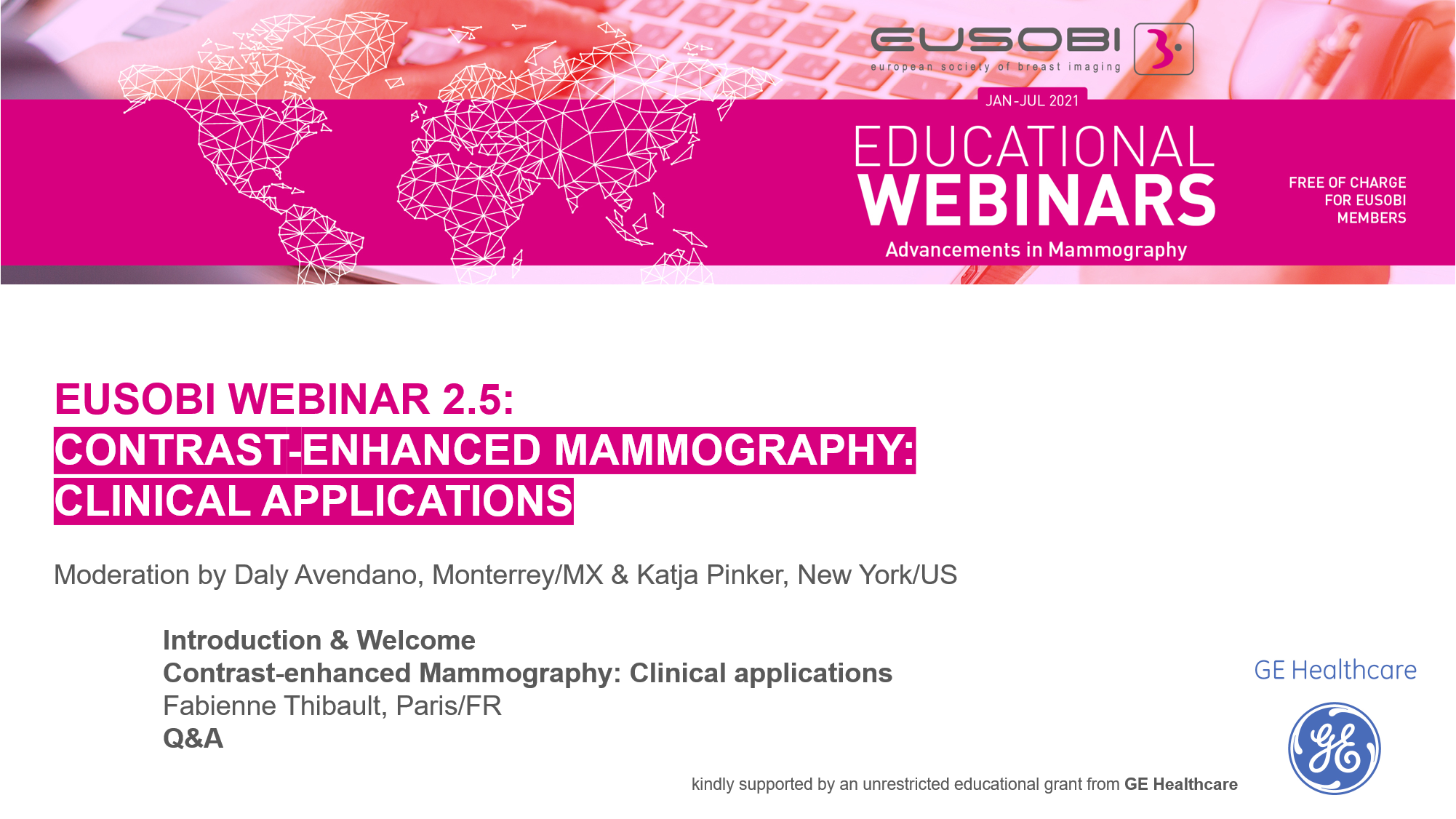 2.5 / Contrast-enhanced Mammography: Clinical applications