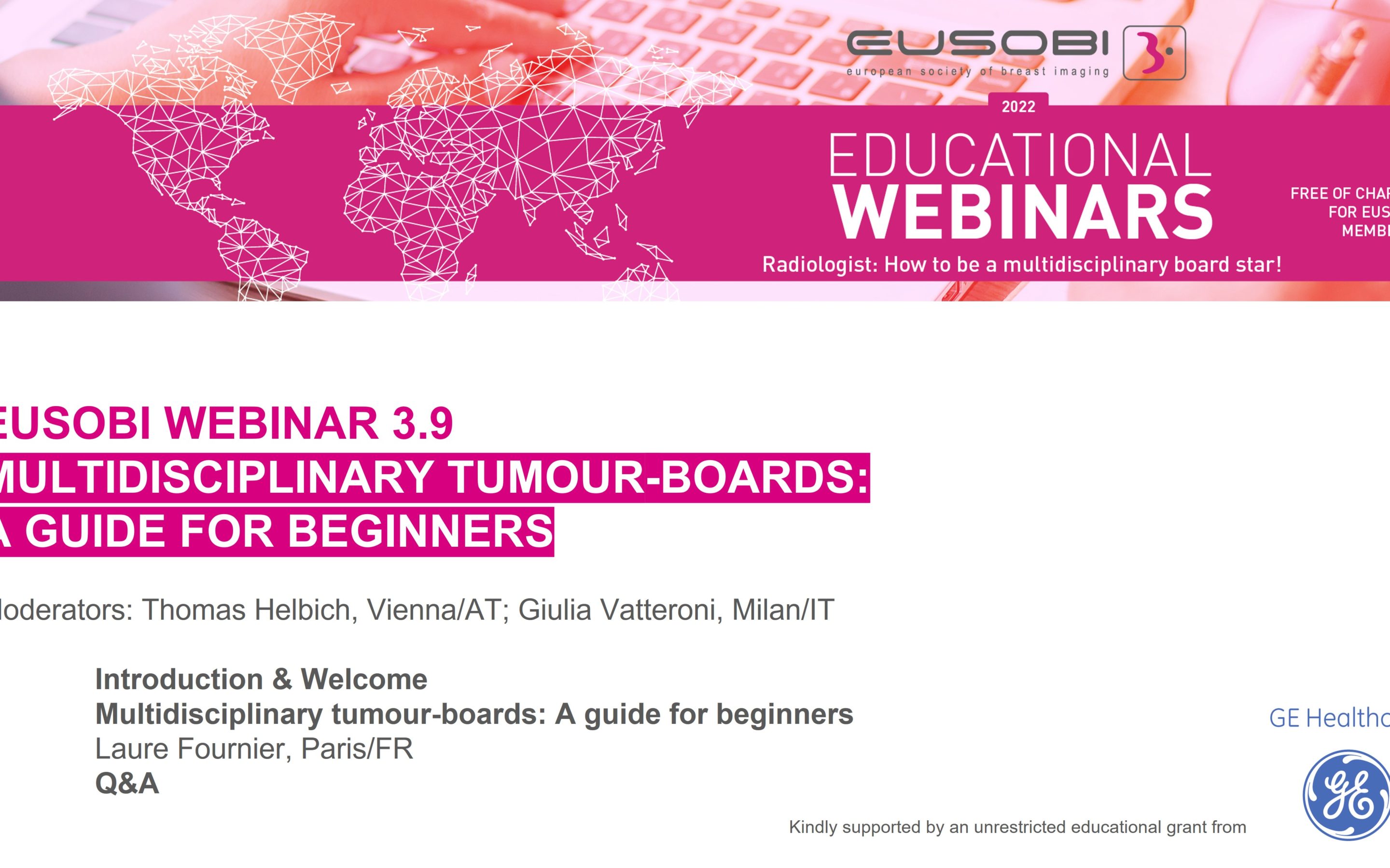 3.9 / Multidisciplinary tumour-boards: a guide for beginners
