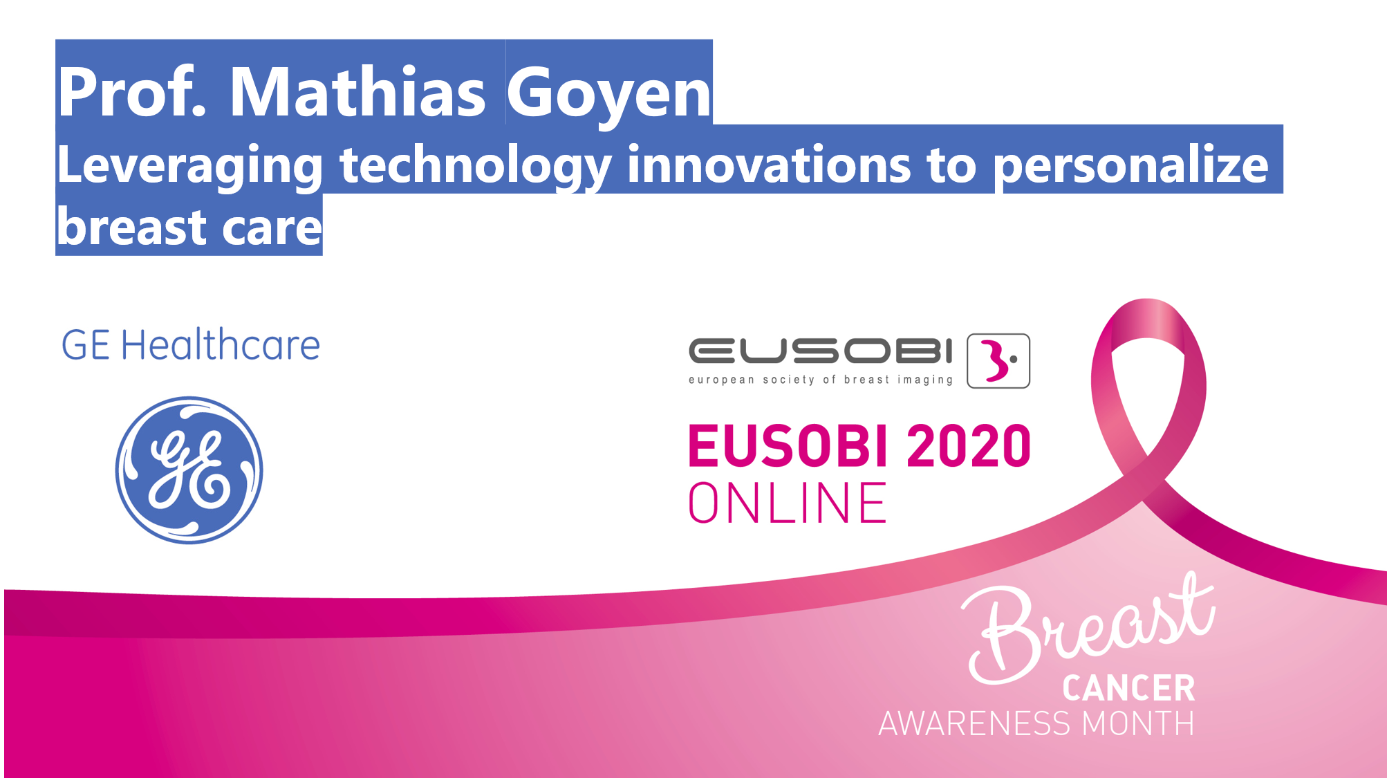 I20 – Leveraging technology innovations to personalize Breast Care