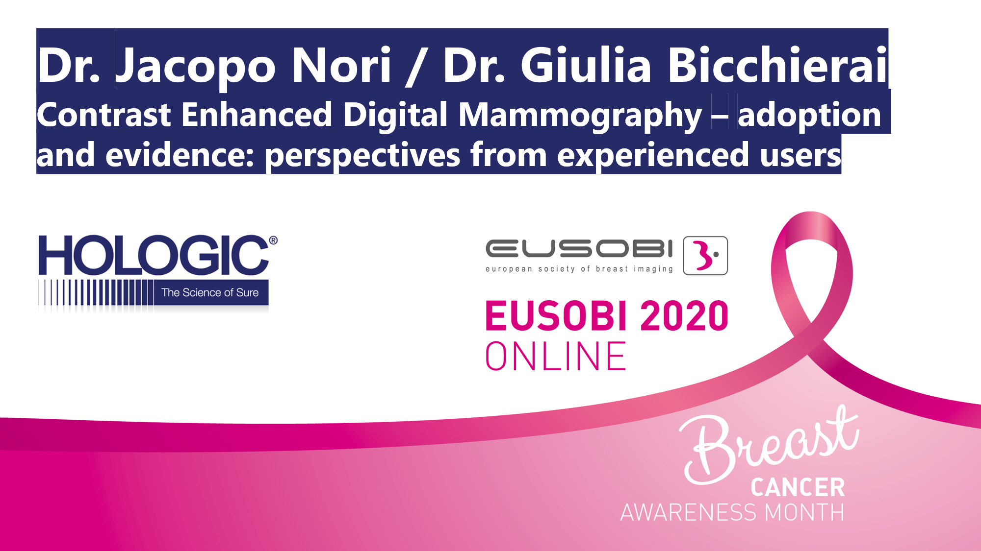 I20 – Contrast Enhanced Digital Mammography – adoption and evidence: perspectives from experienced users